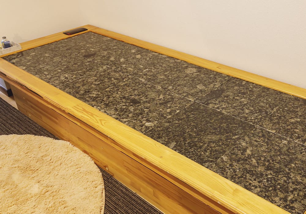 リラックス効果を高める岩盤浴